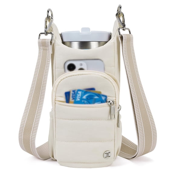 Water Bottle Bag Crossbody Bag Mobile Phone Bag Card Case Protective Sleeve Shoulder Portable Backpack