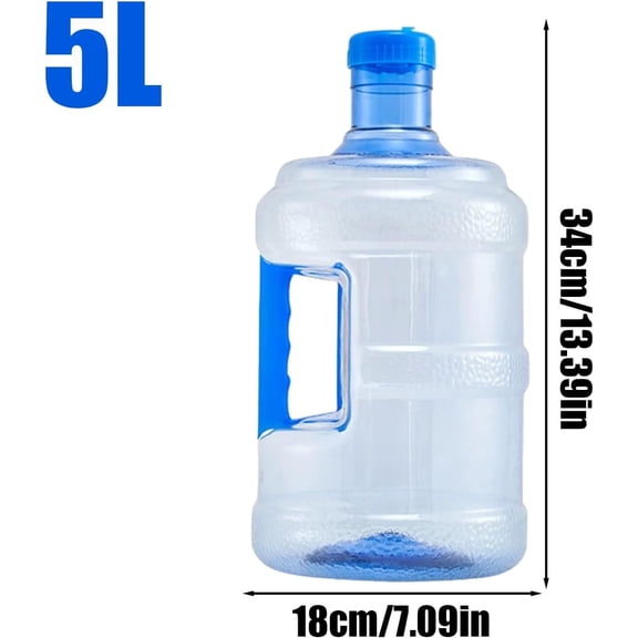 Water Bottle Barrel, Portable Camping Water Jug With Spigot, 2 Gallon WaterStorage Container, Reusable Water-Storage Jug(Q)