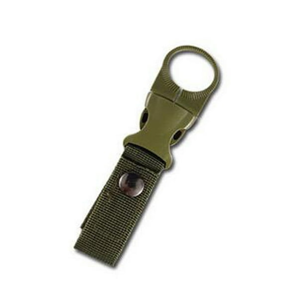 Water Bottle Buckle Strap | Nylon Webbing | Portable Quick-Hang Clip | 13.5 x 2.5 cm | Black, Green, Khaki | High Temp Resistant