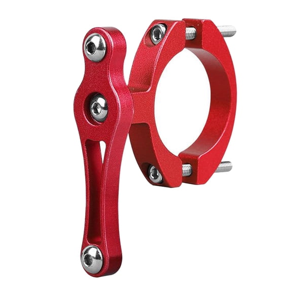 Water Bottle Cage Holder Clamp-Clip Handlebar Mount Adapter Red