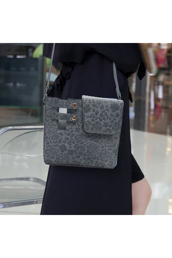 Water Bottle Carrier Bag - Crossbody Tumbler Holder Purse with Adjustable Shoulder Strap & Storage Pocket - Portable Cup Bag for Outdoor Activities, Gym & Daily Use