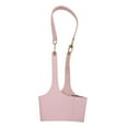 thumbnail image 1 of Water Bottle Carrier Bag Cup Holder with Handle Multipurpose Vintage Lightweight Daily Use Drink Cup Sleeve Juice Carrier for Boating Hiking Pink, 1 of 8