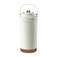 thumbnail image 1 of Water Bottle Ceramic Coated Multi-Use Tumbler - 3-in-1 Drinking Modes, Thermal Insulation, Silicone Strap, Portable Travel Mug, 1 of 5