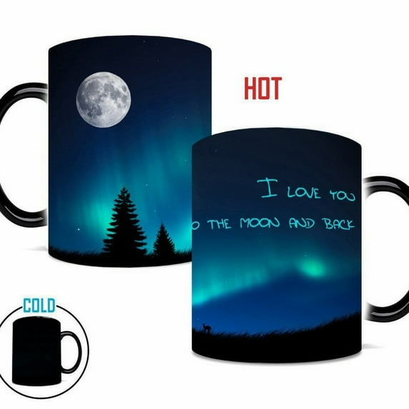 Water Bottle Clearance! 1*Northern Lights Temperature Sensitive Mug Coffee Mug Heat Changing Sensitive Mug Tea Cup Novelty Coffee Mugs for Women Men Flash Deals!