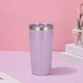 thumbnail image 1 of Water Bottle Clearance! Car Cup Double Layer Vacuum Insulation Cup Lavender, 1 of 8
