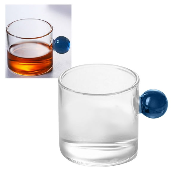 Water Bottle Clearance! Glass Tea Cup Mini Pitcher Milk Creamer Coffee Jar Glass Heatable Pot Saucepan Server Dipping Bowls with Handle A Cup