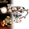 thumbnail image 1 of Water Bottle Clearance! Qianlong Cup Antique Ornaments European Style Creative Retro Baijiu Cup Handle Cup Metal Handicraft Gift Home Decoration Tea Cup 1 Glass, 1 of 9