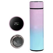Water Bottle Clearance! Water Bottle with Led Temperature Display Double Walled Vacuum Insulated Water Bottle Stainless Sports Automotivetravel Mug Leak Proof Keep Cold and Keep Warm 12H 1*