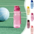 thumbnail image 1 of Water Bottle Cup, Portable Leak-proof Plastic Water Bottle with Flip Lid and Carry Strap, Large Capacity Hygienic Dishwasher Safe Outdoor Sports and Camping Canteen, Topliu, 1 of 9