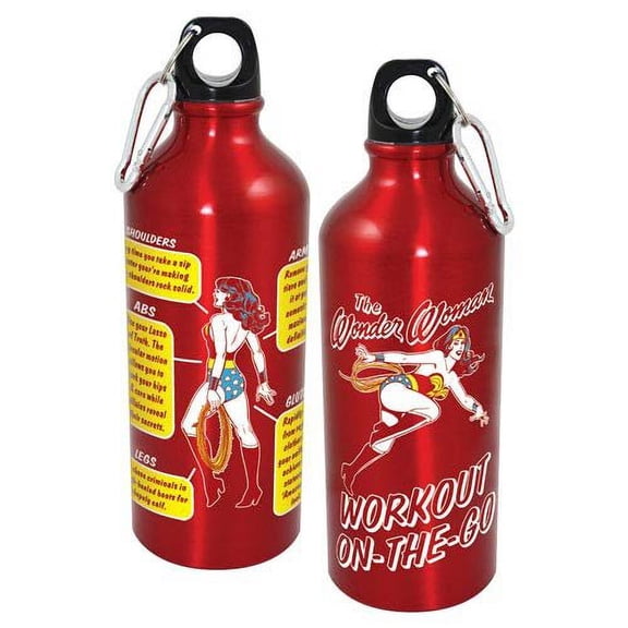 Water Bottle - DC Comic - Wonder Woman 20oz Aluminum New Toys 07247