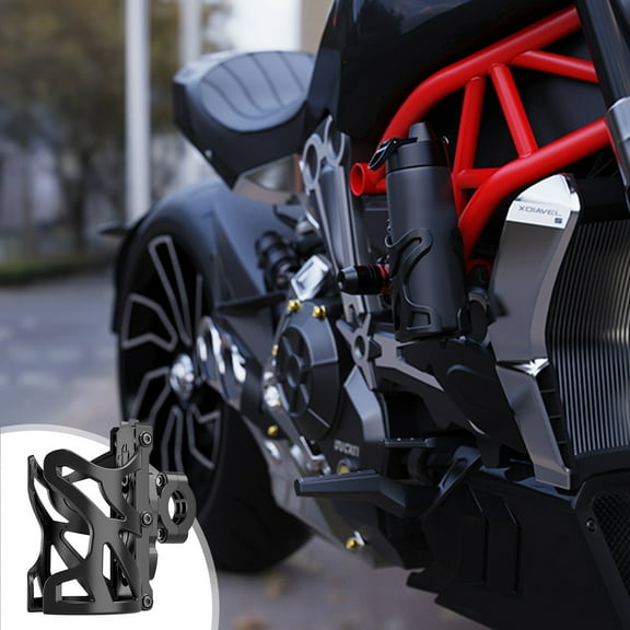 Water Bottle Holder under $5! kkbbma Universal Bike Water Bottle Holder, Adjustable Mount for Bicycle and Motorcycle, ABS Material Cup Cage for Cycling