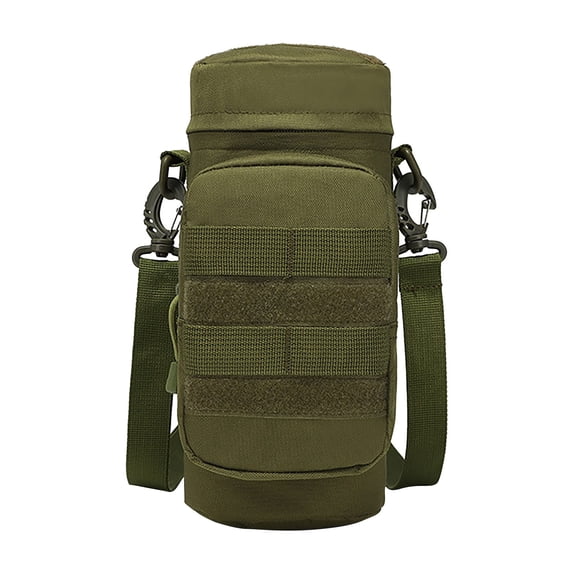 Water Bottle Holder Bag, Crossbody Utility Pouch, Hands-Free Carrying with Adjustable Strap, for Outdoor Adventures and Daily Commutes, Active Individuals
