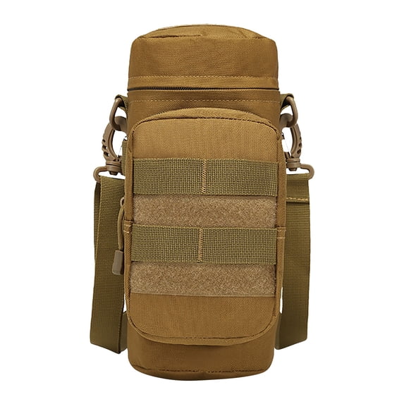 Water Bottle Holder Bag, Crossbody Utility Pouch, Hands-Free Carrying with Adjustable Strap, for Outdoor Adventures and Daily Commutes, Active Individuals