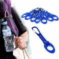 thumbnail image 1 of Water Bottle Holder Clip Hook Carrier with Carabiner attachment Key Ring, Water Bottle Buckle,Portable Fits Any Disposable Water Bottles for Bike Camping Hiking Traveling, 1 of 8