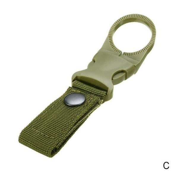 Water Bottle Holder Clip Outdoor Camping Hiking Tactical Belt Hanging Buckle M4U0
