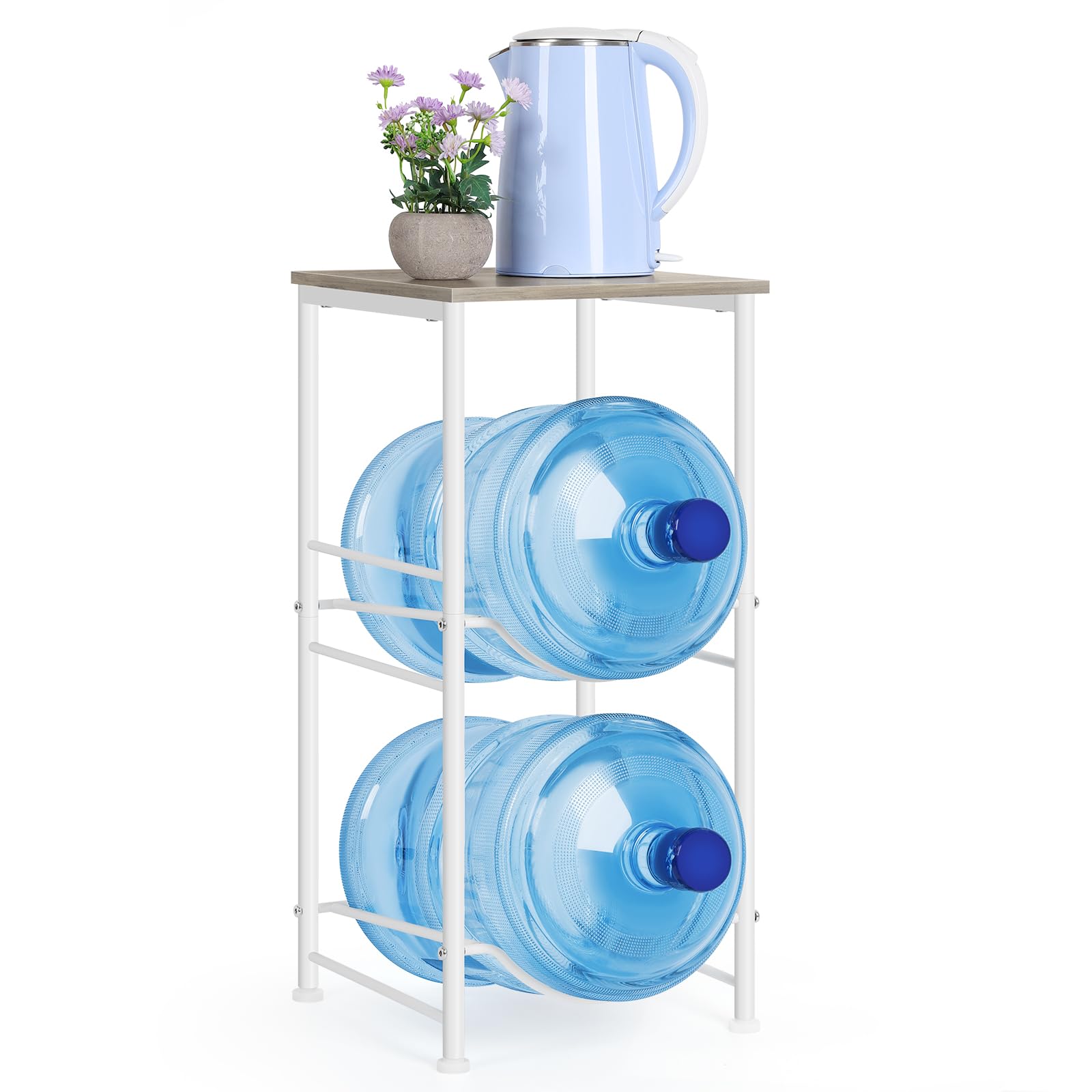 Water Bottle Holder Organizer 5 Gallon Water Jug Holder with Top ...