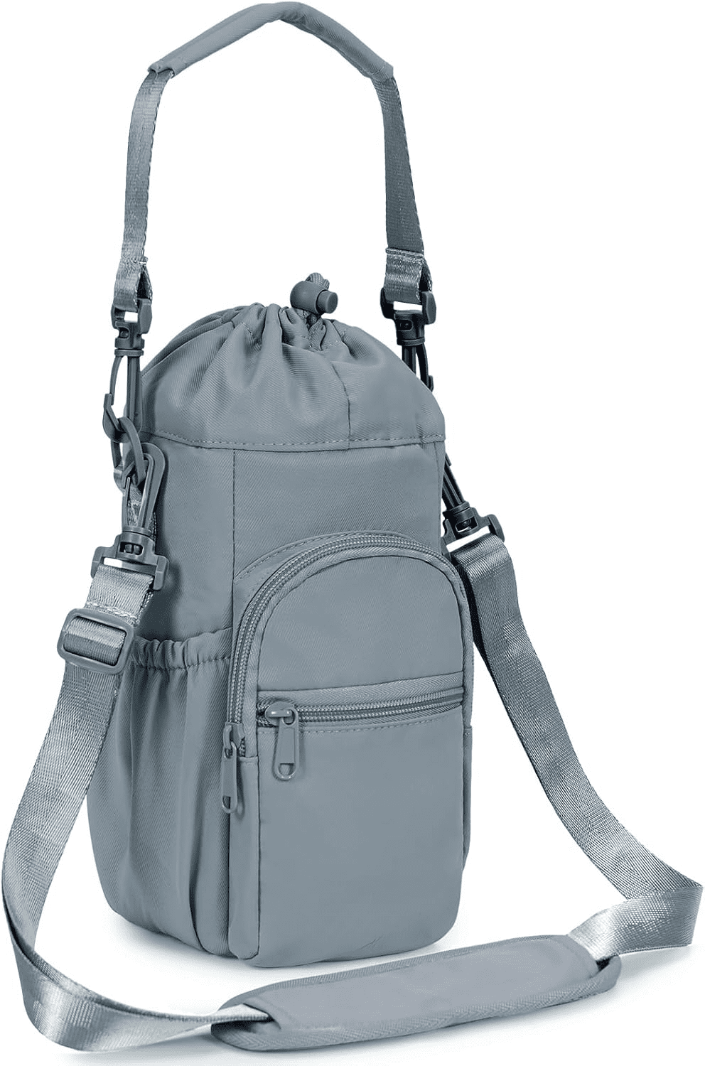 Water Bottle Sling Bag With Phone Pocket - 32oz/40oz Insulated Carrier, Adjustable Strap For Gym, Hiking, Walking