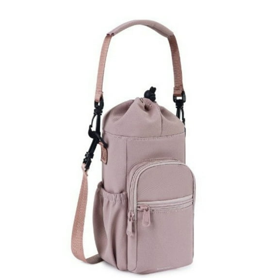 Water Bottle Holder with Strap 32oz 40oz Insulated Water Bottle Carrier Sling Bag with Phone Pocket Crossbody Sports Accessories for Hiking Travelling Camping (c)