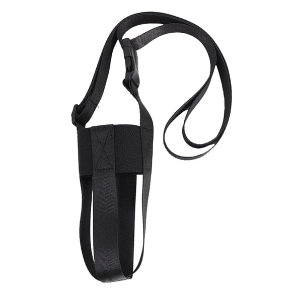 Water Bottle Holder Strap ,Carrier Strap,Adjustable Wear Resistant Universal Water Bottle Shoulder Strap, for 12oz-40oz Bottle, Sports, Gym, Hiking, Camping, Walking,Sturdy and Durable(Black)