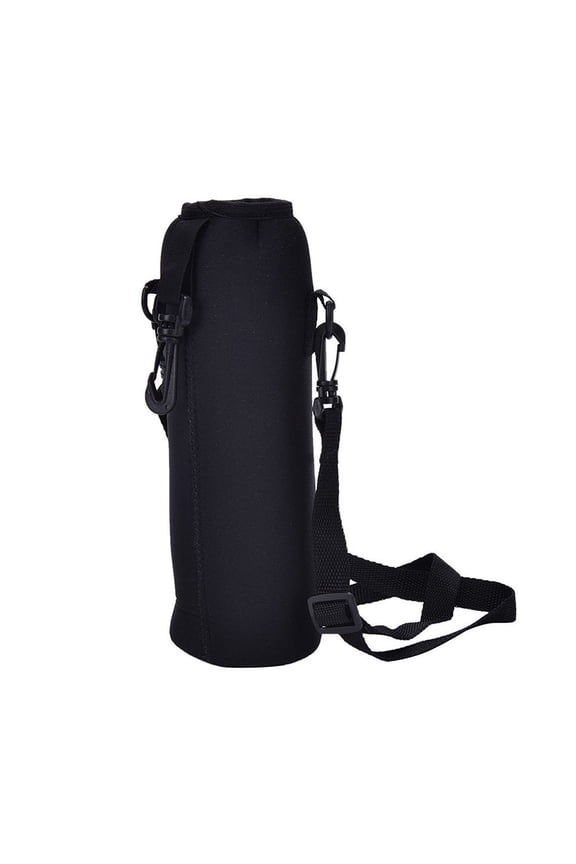 Water Bottle Holder with Strap & Hanger,Hydroflask Holders,Portable Carrier Sling Bag,Outdoor Insulated Bottle Holder,Water Bottle Sleeve for Men & Women,Hiking,Camping & Travelling,Black(black)