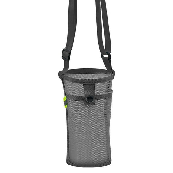 Water Bottle Holder with Adjustable Shoulder StrapDurable, for Hiking, Camping, Sports, with Pocket for Small Items