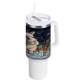 thumbnail image 1 of Water Bottle Insulated Tumblers Water Cup Water Jug Coffee Cup Travel Water Bottle Durable and Fashionable Warm Christmas Rabbit Cartoon, 1 of 8