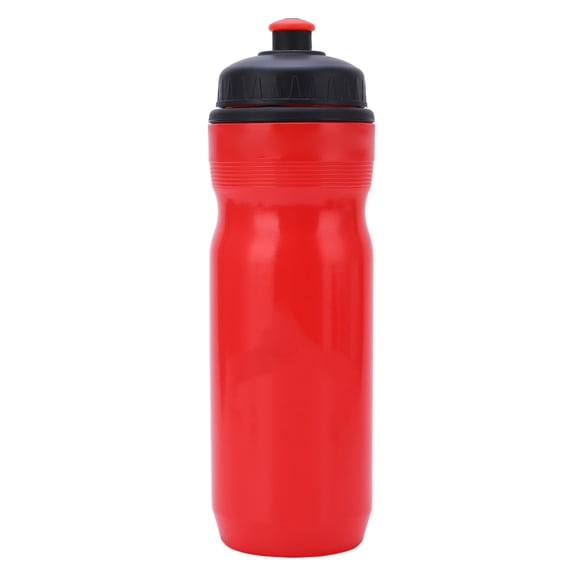 Water Bottle LDPE Portable Mouth Piece Design Sports Kettle for Riding Outdoor Fitness Red 700ML