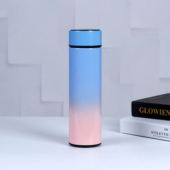 Water Bottle with LED Temperature Display,Tea Infuser Bottle Thermoses Water Bottle,Travel Mug with Smart LCD ,BPA-free Leak Proof Keep Cold and Keep Warm