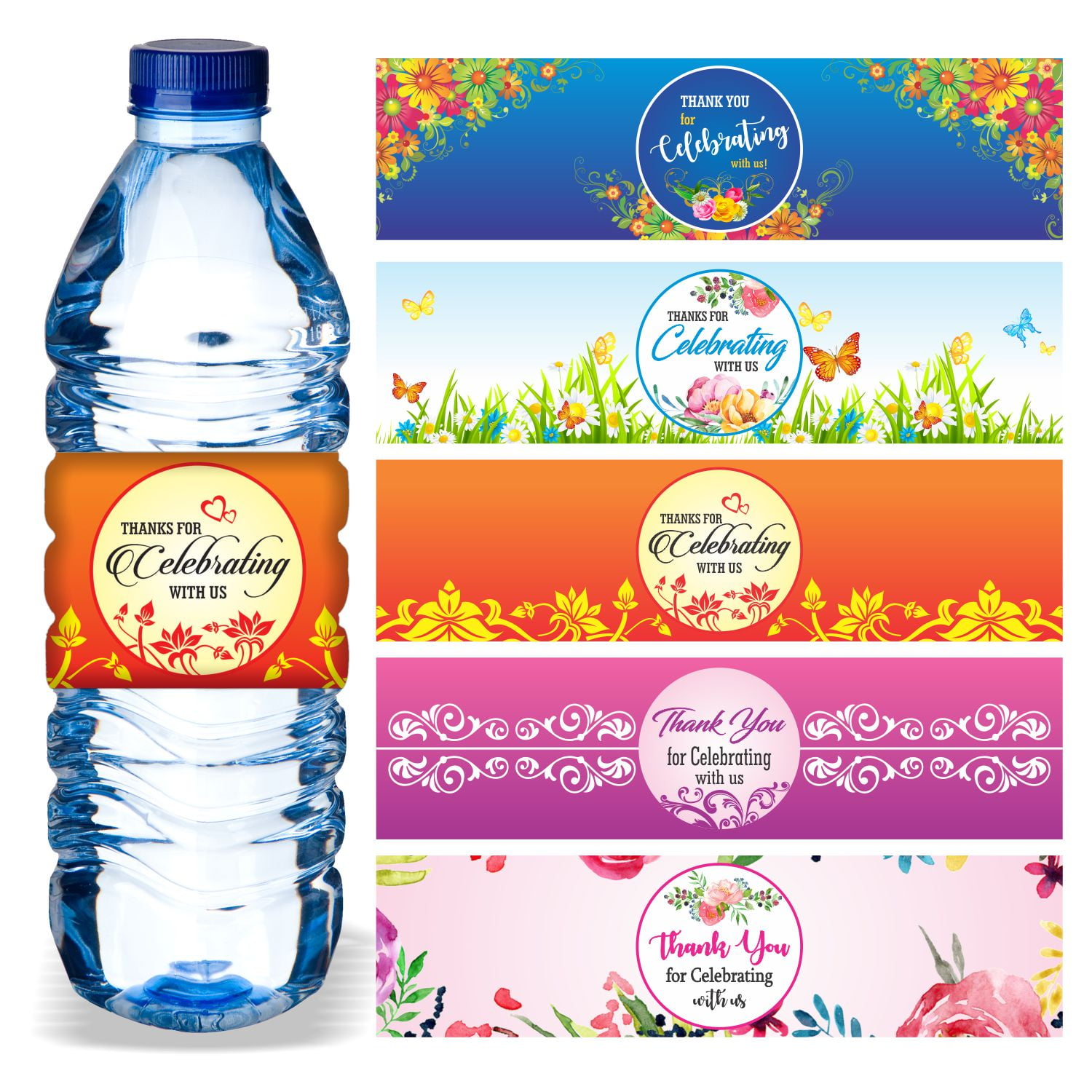 Election Campaign Water Bottle Labels Printable Wraps for Bottles, Candles,  Napkin Rings, Vases, Treat Containers, Party Favors and More 