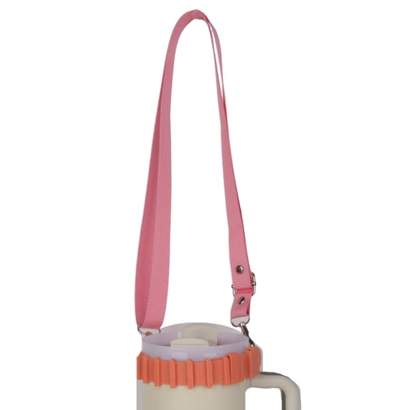 Water Bottle Lanyard Strap Traveling Camping Riding Water Bottle Silicone Handle Sling Carrier Holder Fits 40Oz