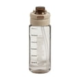thumbnail image 1 of Water Bottle, Leak Proof Shatter Resistant with Straw, 28.8 oz for Men Women Students, Portable Travel Drinking Bottle for Summer Gym Fitness Outdoor Sports, 1 of 6