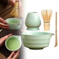thumbnail image 1 of Water Bottle Matcha Whisk Set 5PCS Matcha Set Includes Matcha Bowl with Spout Chasen Whisk with Ceramic Holder Matcha Matcha Kit for For Matcha Lovers, 1 of 9