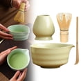 thumbnail image 1 of Water Bottle Matcha Whisk Set 5PCS Matcha Set Includes Matcha Bowl with Spout Chasen Whisk with Ceramic Holder Matcha Matcha Kit for For Matcha Lovers, 1 of 9