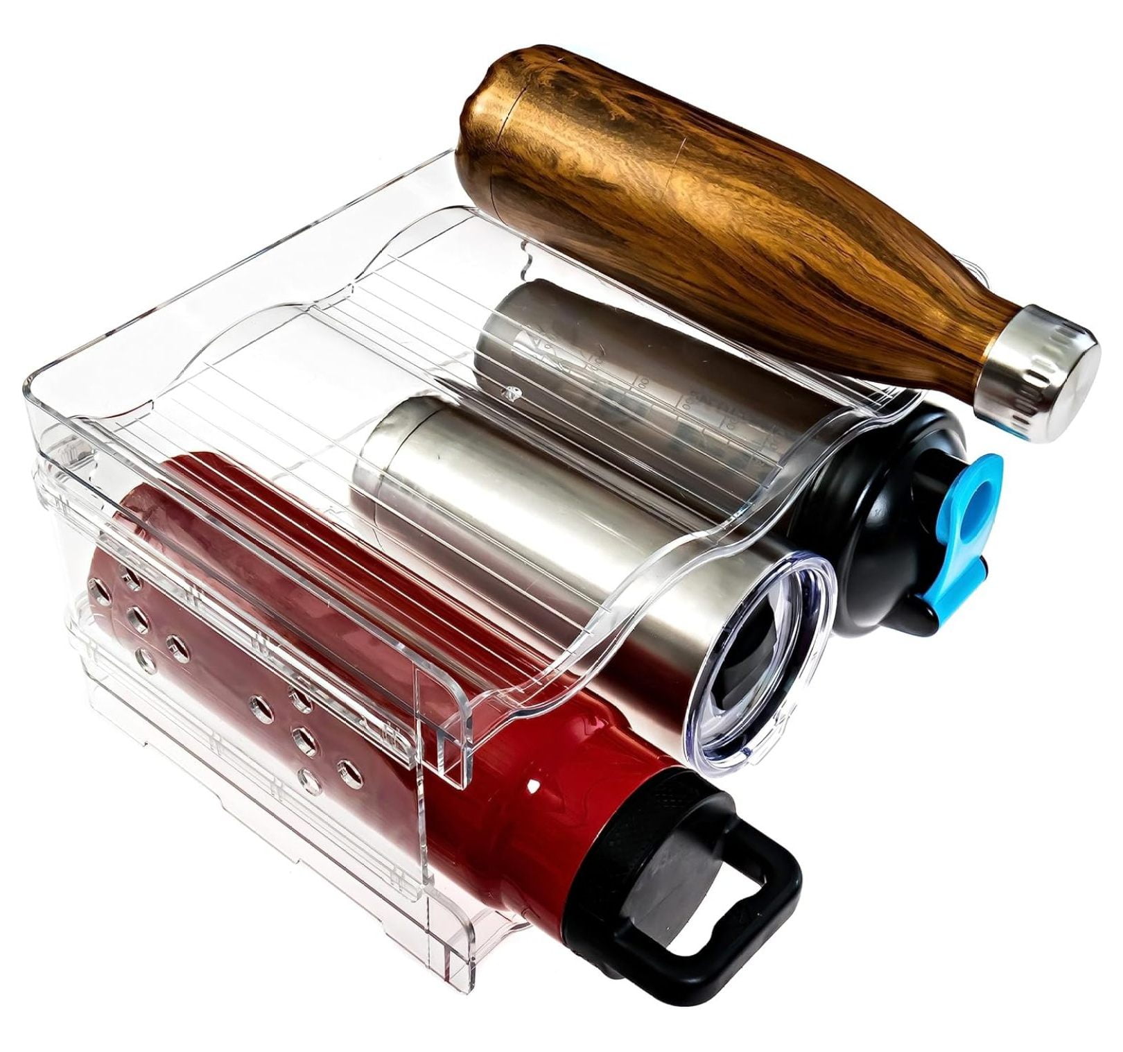 Water Bottle Organizer and Wine Rack, Maximize Space and Efficiency