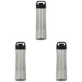 thumbnail image 1 of Water Bottle Outdoor Cup with Chug Lids,10.63 Inches Portable Drinkware Plastic Sports Bottle,Lightweight Leakproof Sports Bottle for Gym Travel Office and Daily Use,Black-3Pcs, 1 of 2