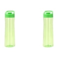 thumbnail image 1 of Water Bottle Outdoor Cup with Chug Lids,10.69 Inches Portable Drinkware Plastic Sports Bottle,Lightweight Leakproof Sports Bottle for Gym Travel Office and Daily Use,Green-2Pcs, 1 of 1