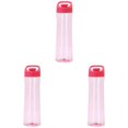 thumbnail image 1 of Water Bottle Outdoor Cup with Chug Lids,10.72 Inches Portable Drinkware Plastic Sports Bottle,Lightweight Leakproof Sports Bottle for Gym Travel Office and Daily Use,Pink-3Pcs, 1 of 1