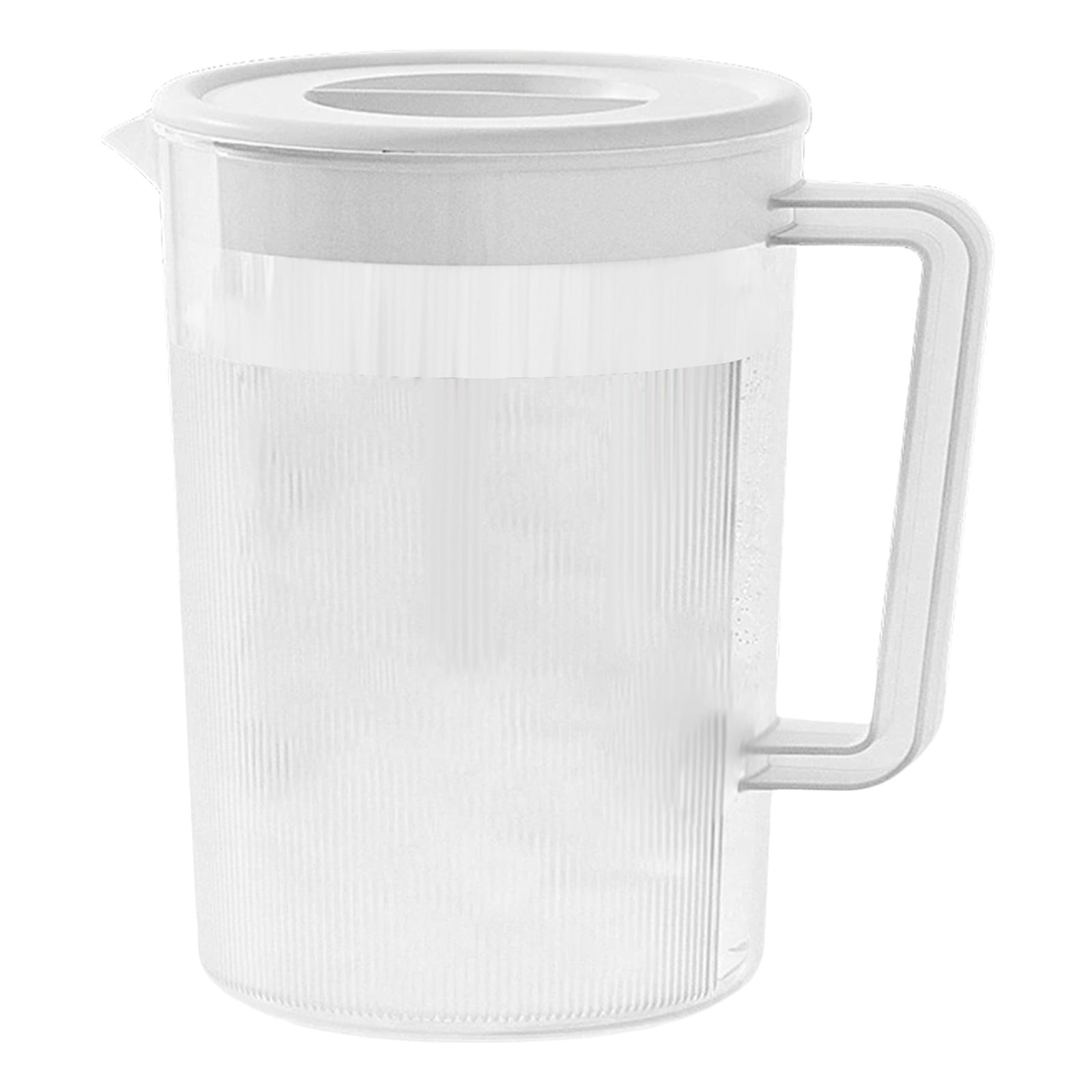 Water Bottle,Pitcher With Lid Beverage Juice Drink Containers Plastic Water Jug For Hot/Cold Ice Tea Kettle Transparent