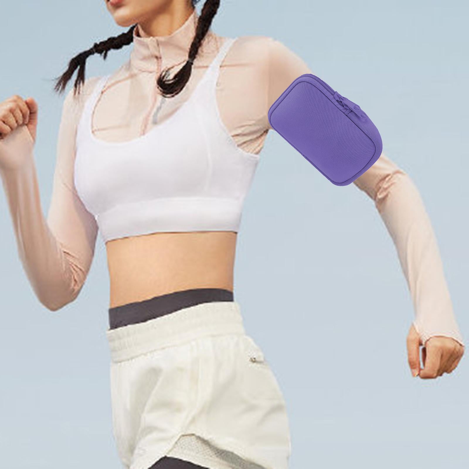 Water Bottle Pouch Neoprene Running Armband Zippered Handheld Lightweight Phone Arm Band Bag for Gym Accessories Tumbler Cup Trekking Hiking Dark Blue Walmart