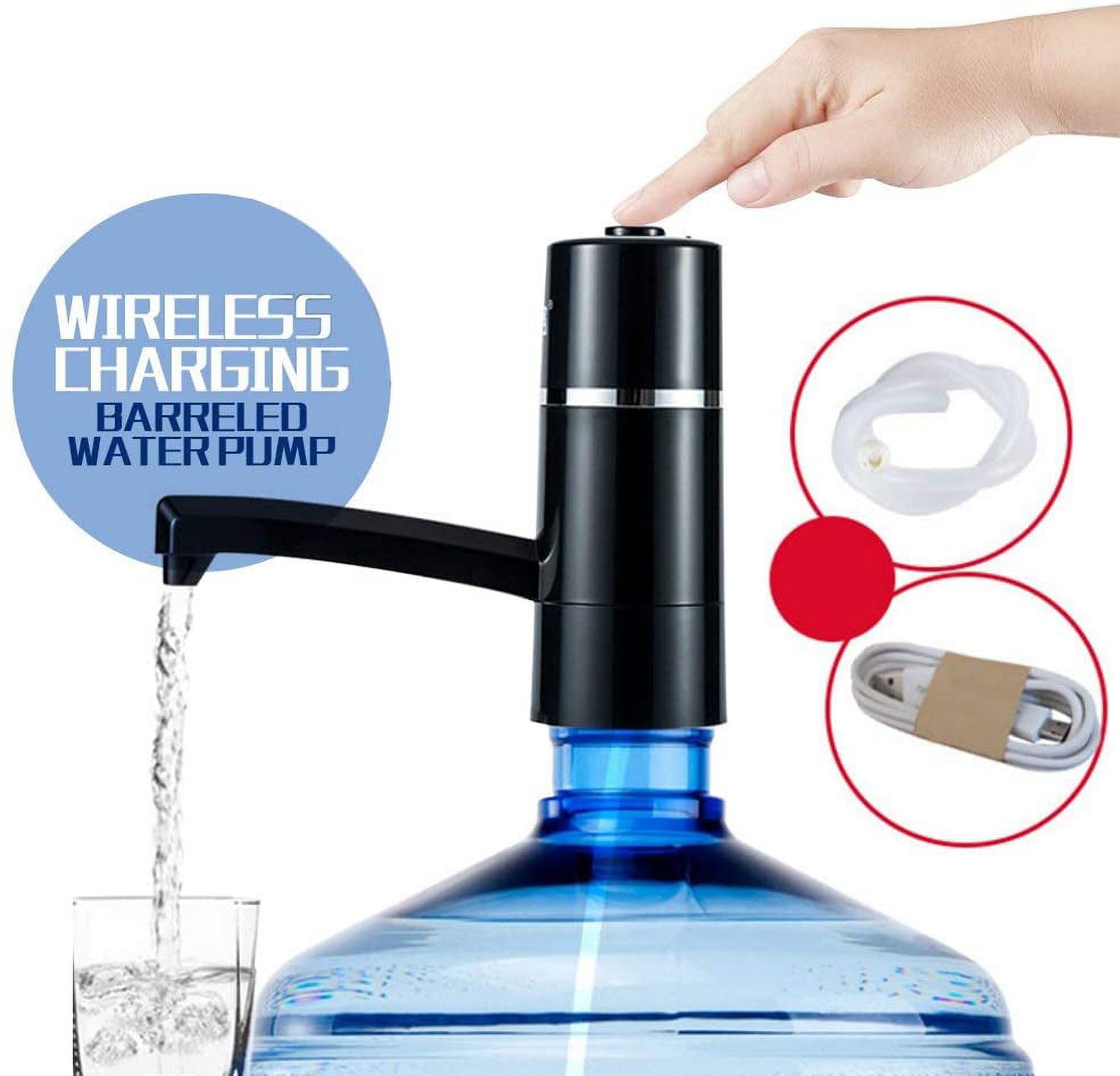 Smart Table Water Dispenser Automatic Water Bottle Pump With Base Electric  Barreled Water Pump USB Charging