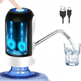 thumbnail image 1 of Water Bottle Pump,ODDPC Automatic Electric Drinking Water Pump, USB Charging Water Dispenser, Water Pump for  5 Gallon, 1 of 6