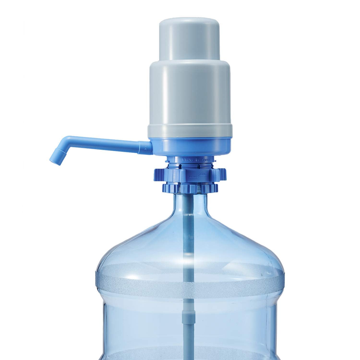 Water Bottle Pump - The Original Dolphin Manual Drinking Water Pump - Fits  Most 5-6 Gallon Water Coolers [Excluding Glass]