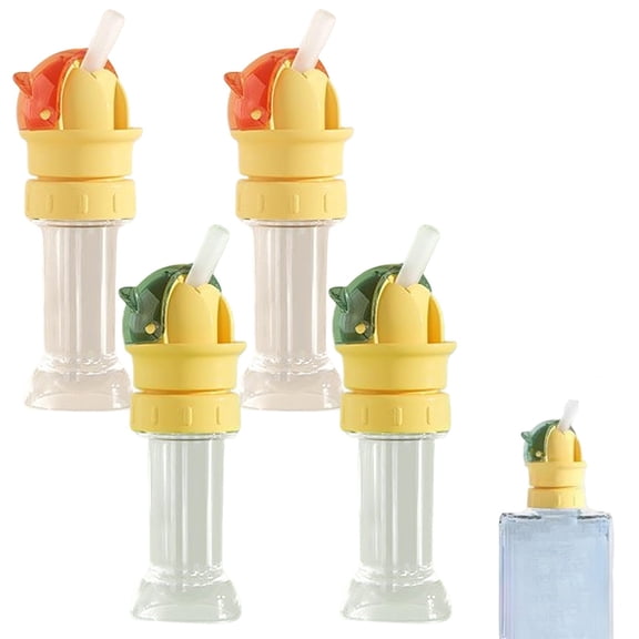 Water Bottle Spout Conversion Cap with Straw Universal Fit for Water Bottles