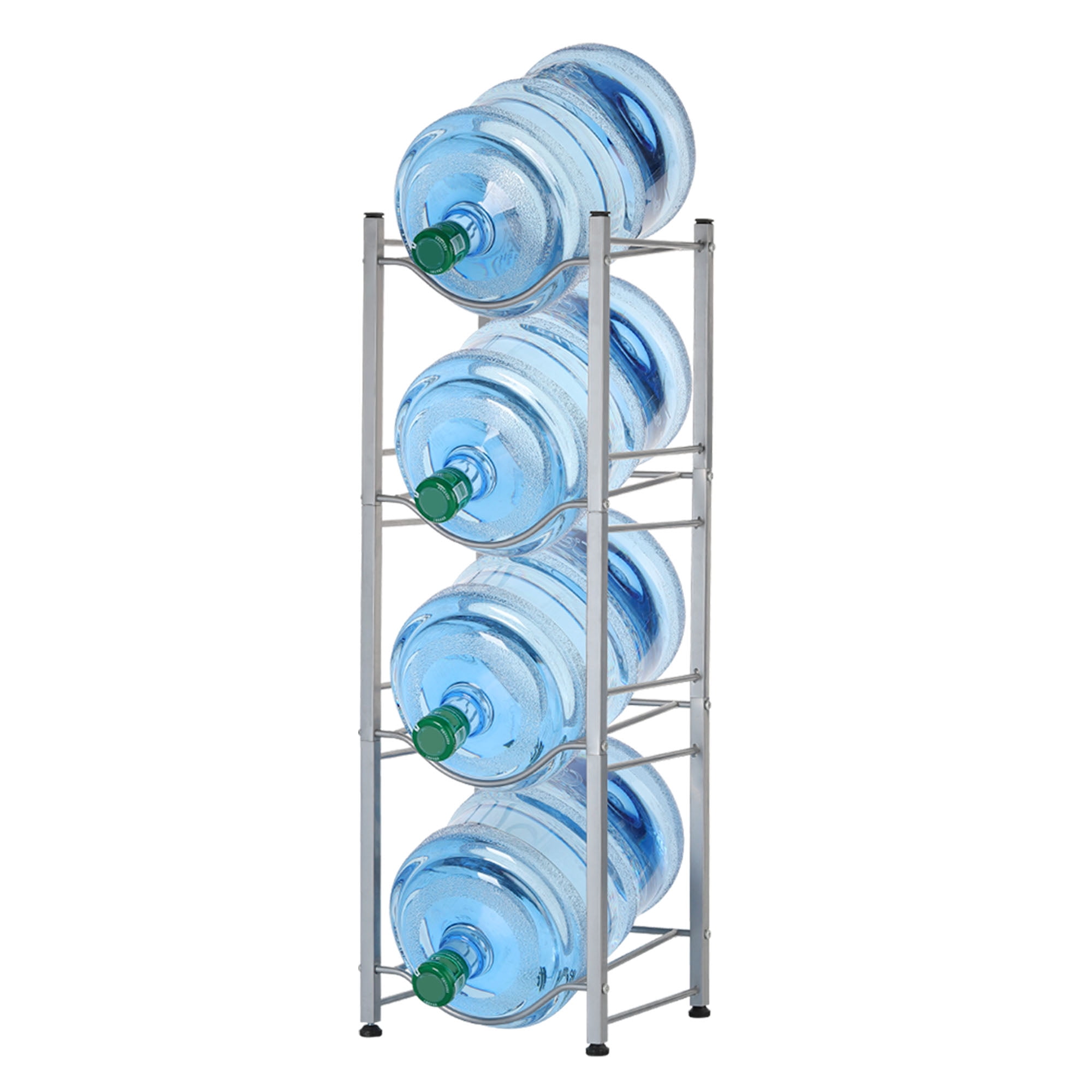 Water Botel Racks Water Bottle Storage 4 Layer Shelf, Pure Water Bucket Storage Rack ...