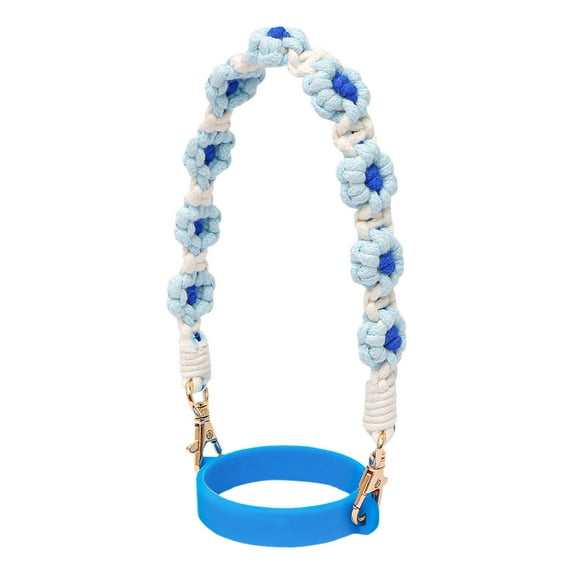 Water Bottle Straps Handmade Flower Sling Compatible 16 40oz Durable Easy Carry