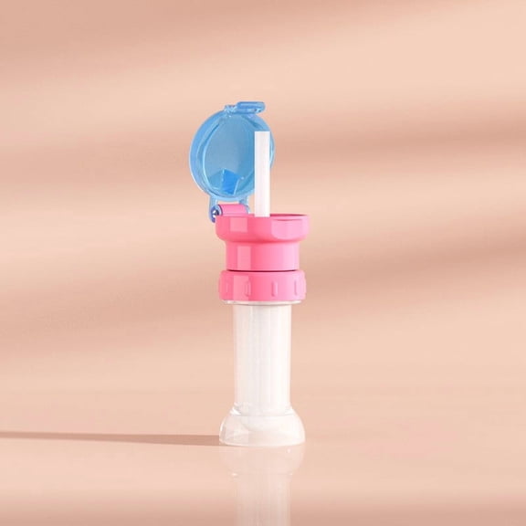 Water Bottle Straw Lid Adapter Portable Bottle Converter Leakproof Drinking Spout With Storage Case Easy Install Hygienic Reusable Design Compact Travel Hydration For Travel Hiking Office Use