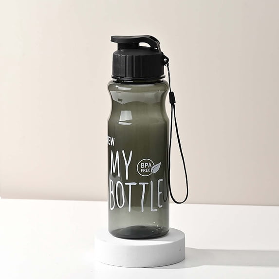Water Bottle Transparent Style 8 for Sports & Fitness BPA Free Food Grade Material Durable Construction Leak Proof Design Easy to Clean Dishwasher Safe Reusable Perfect Gift Idea