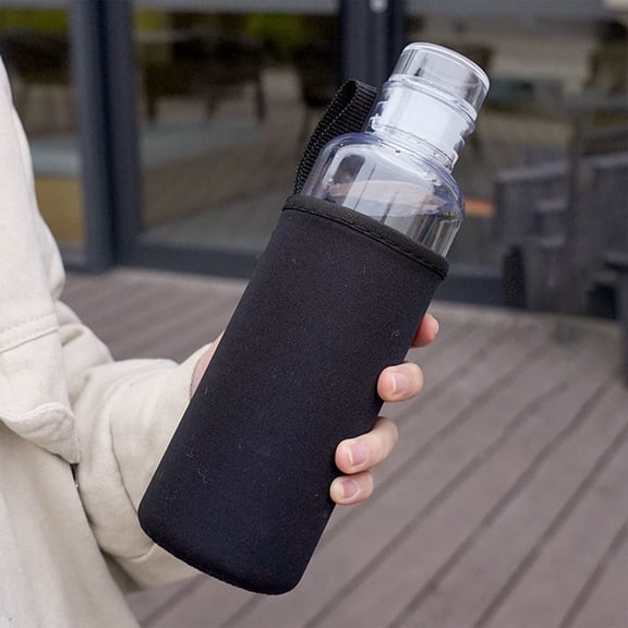 Water Bottle with Time Markers, 500ML, Leak-Proof, Shatter Proof, Drink Bottle, Sports Bottls for Cycling, Gym, Camping, Hiking, School