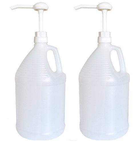 Water Bottles (2-Pack) Gallon Jug With Pump
