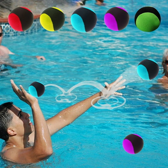 Water Bouncy Balls for Adults Durable Nylon, Beach Balls for Outdoor Water Games, Summer Pool and Ocean Toys, Holiday Party Favor, Stocking Stuffer for Family Gatherings, Beach Accessories Akmoler